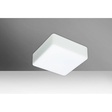 Besa Lighting Geo 9 Ceiling, Opal Matte, 1x10W LED 888407C-LED